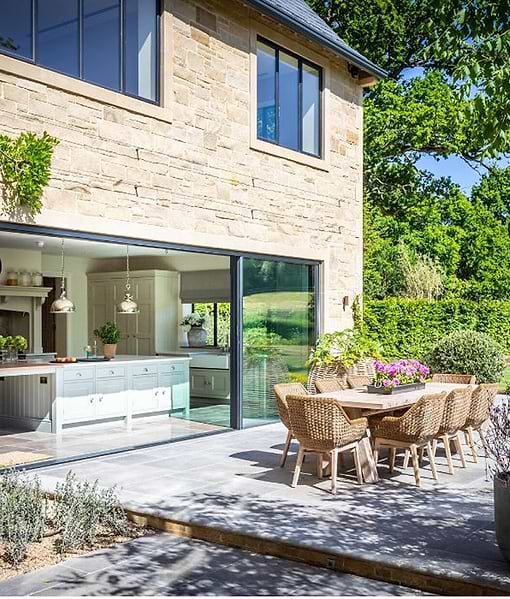 Kimmeridge Limestone Paving Tumbled & Etched Finish