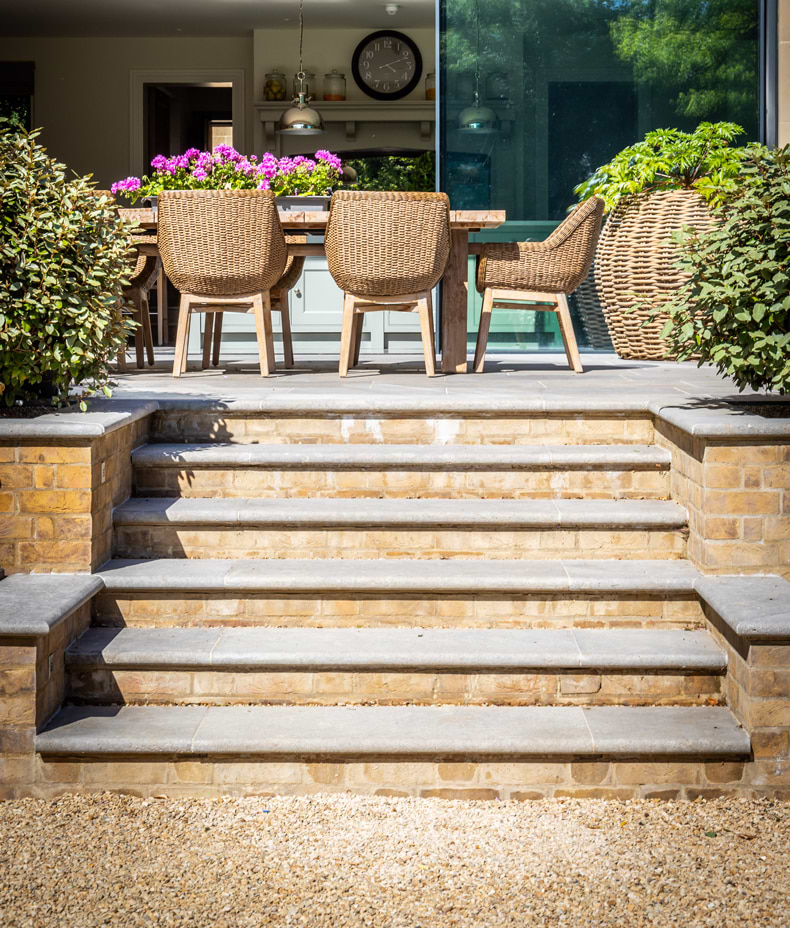 Kimmeridge Limestone Paving Tumbled & Etched Finish