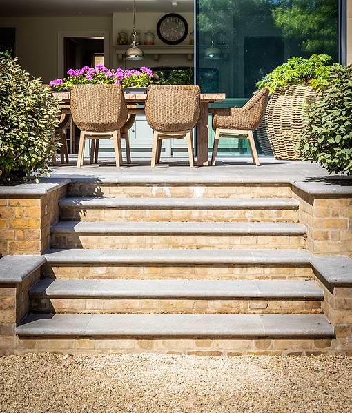 Kimmeridge Limestone Paving Tumbled & Etched Finish