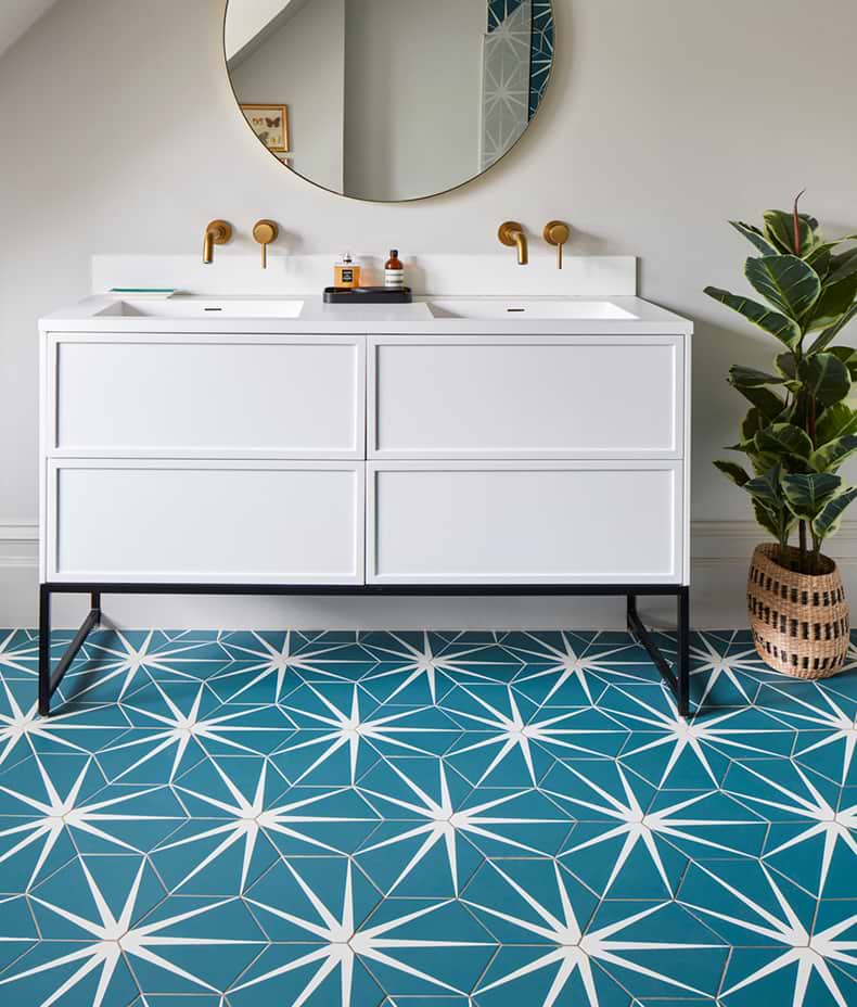 Lily Pad Porcelain Peacock