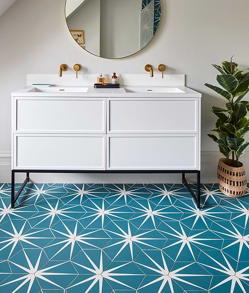 Lily Pad Porcelain Peacock