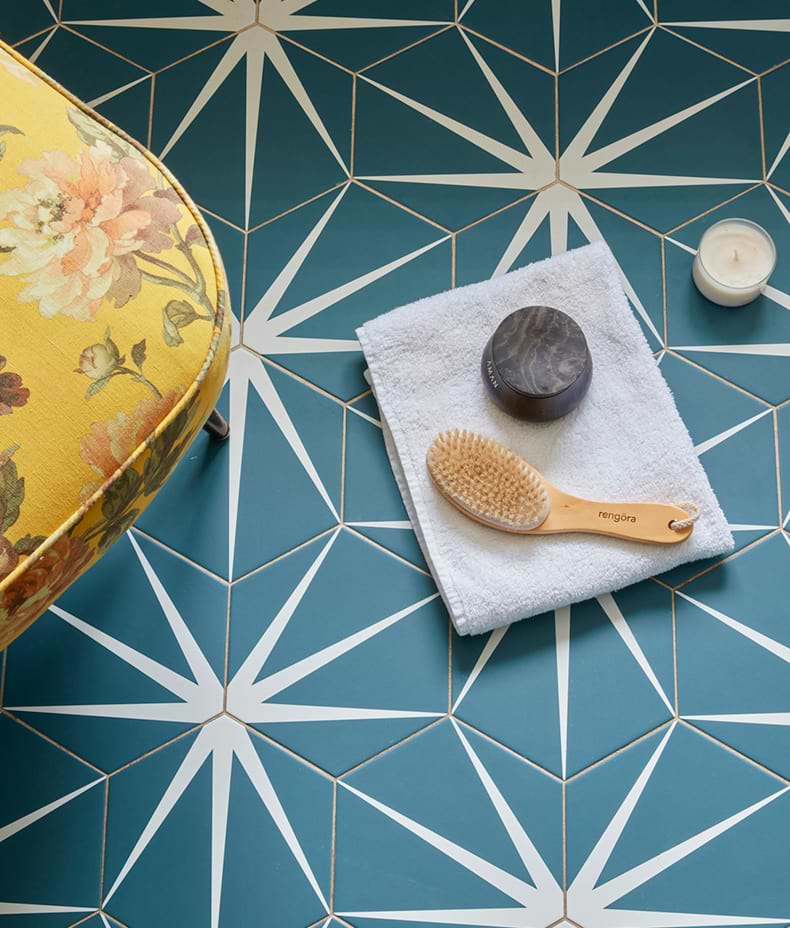 Lily Pad Porcelain Peacock