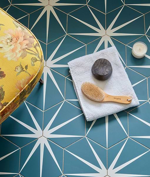 Lily Pad Porcelain Peacock