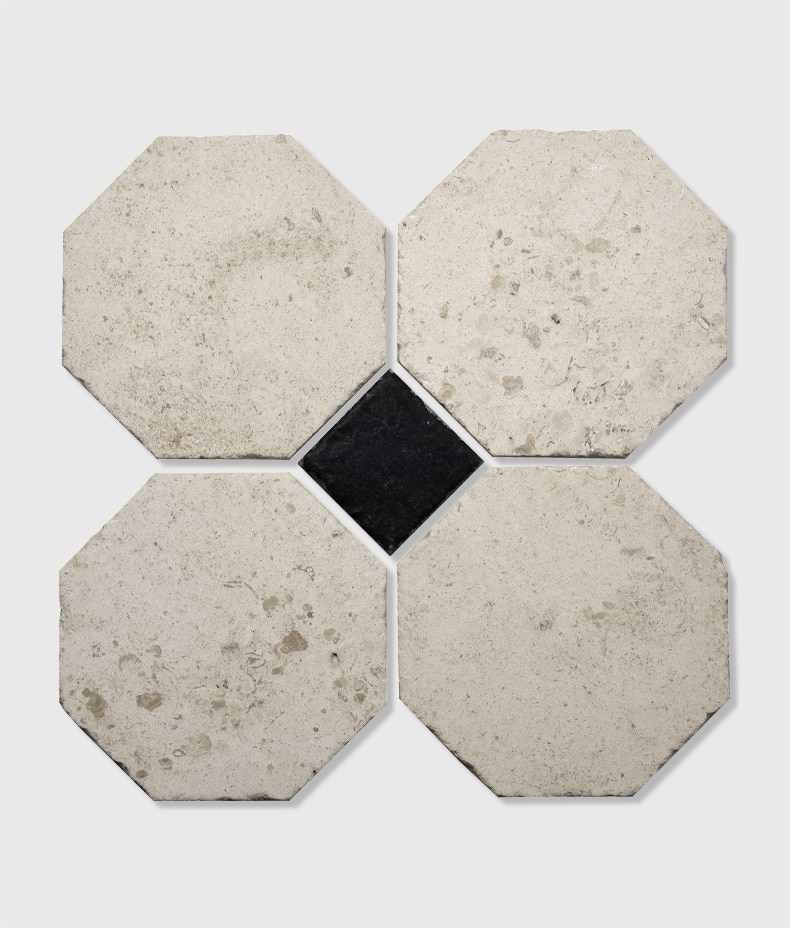 Limoges Limestone Vintaged Finish