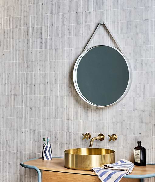 Long Island Marble Bamboo Mosaic