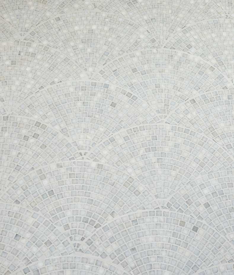 Long Island Marble Fan Mosaic