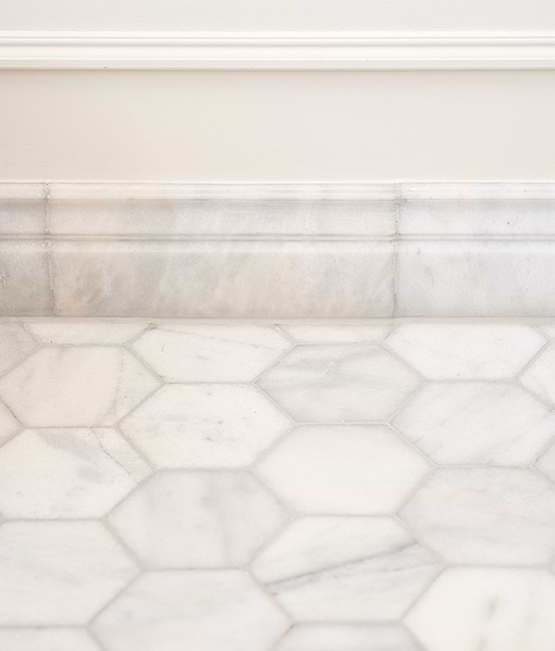 Long Island Marble Honed Finish Skirting
