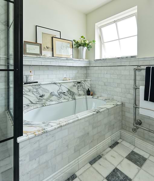 Long Island Marble Tumbled Finish
