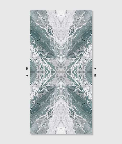 Magnifique Porcelain Ocean Bookmatched