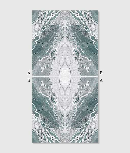 Magnifique Porcelain Ocean Bookmatched