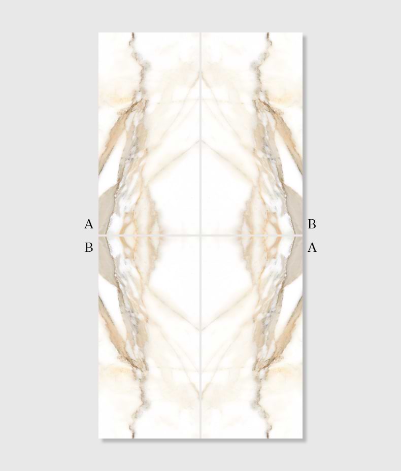 Magnifique Porcelain Oro Bookmatched