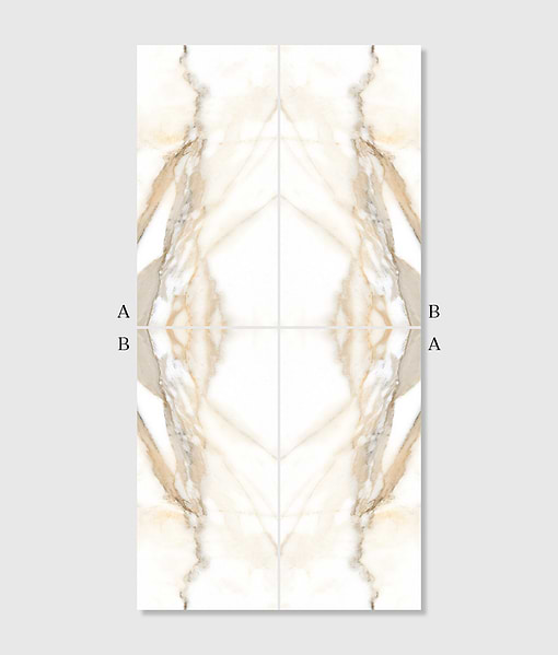 Magnifique Porcelain Oro Bookmatched
