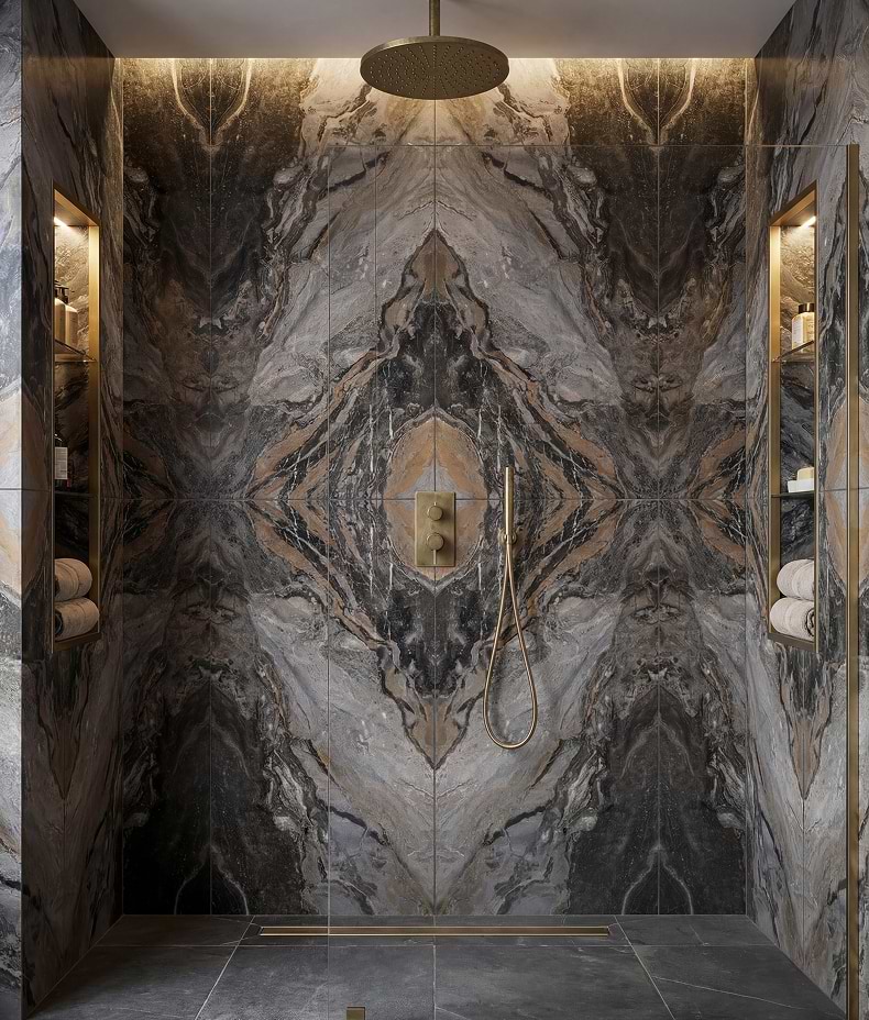 Magnifique Porcelain Nero Bookmatched small image