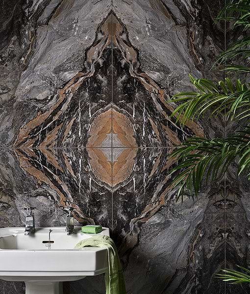 Magnifique Porcelain Nero Bookmatched