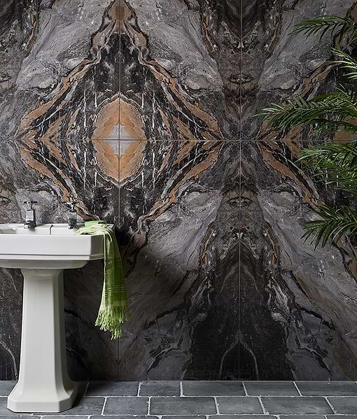 Magnifique Porcelain Nero Bookmatched