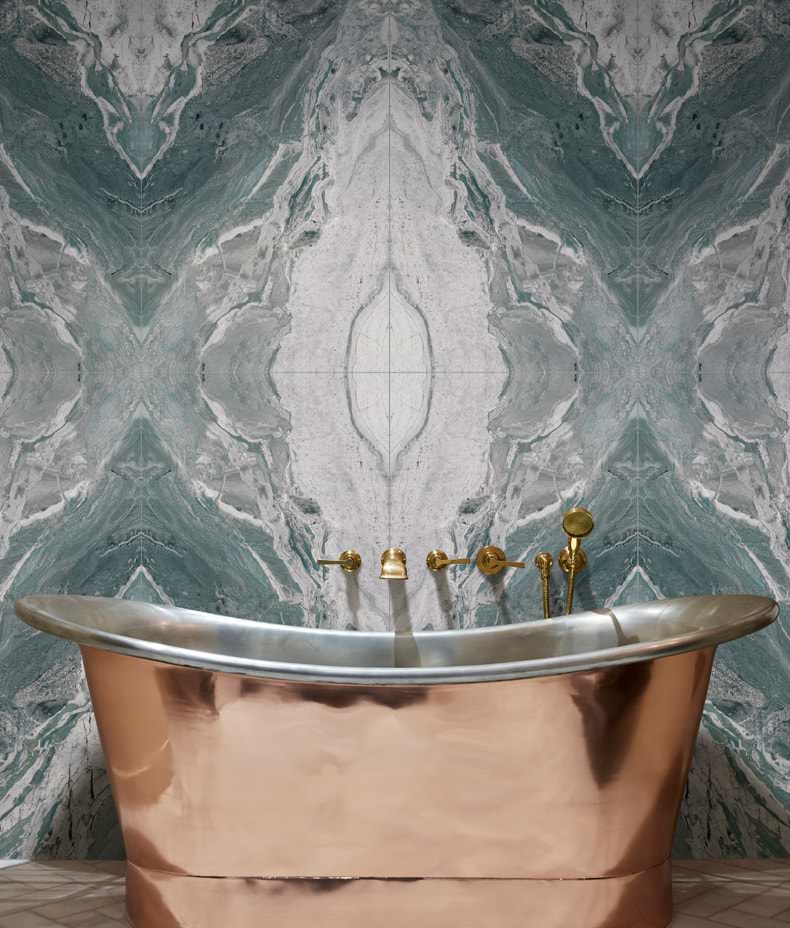 Magnifique Porcelain Ocean Bookmatched