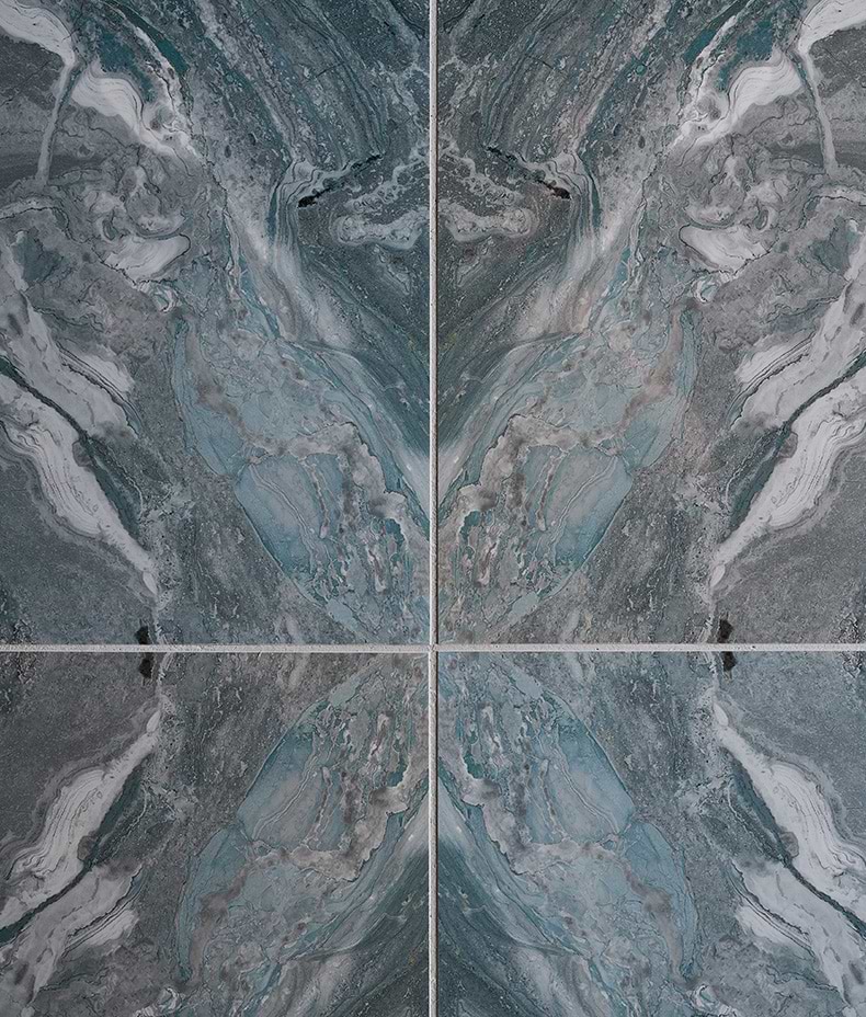 Magnifique Porcelain Ocean Bookmatched