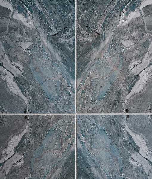 Magnifique Porcelain Ocean Bookmatched