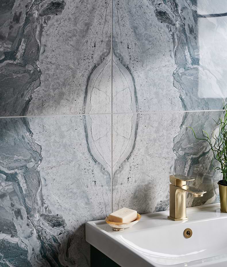 Magnifique Porcelain Ocean Bookmatched