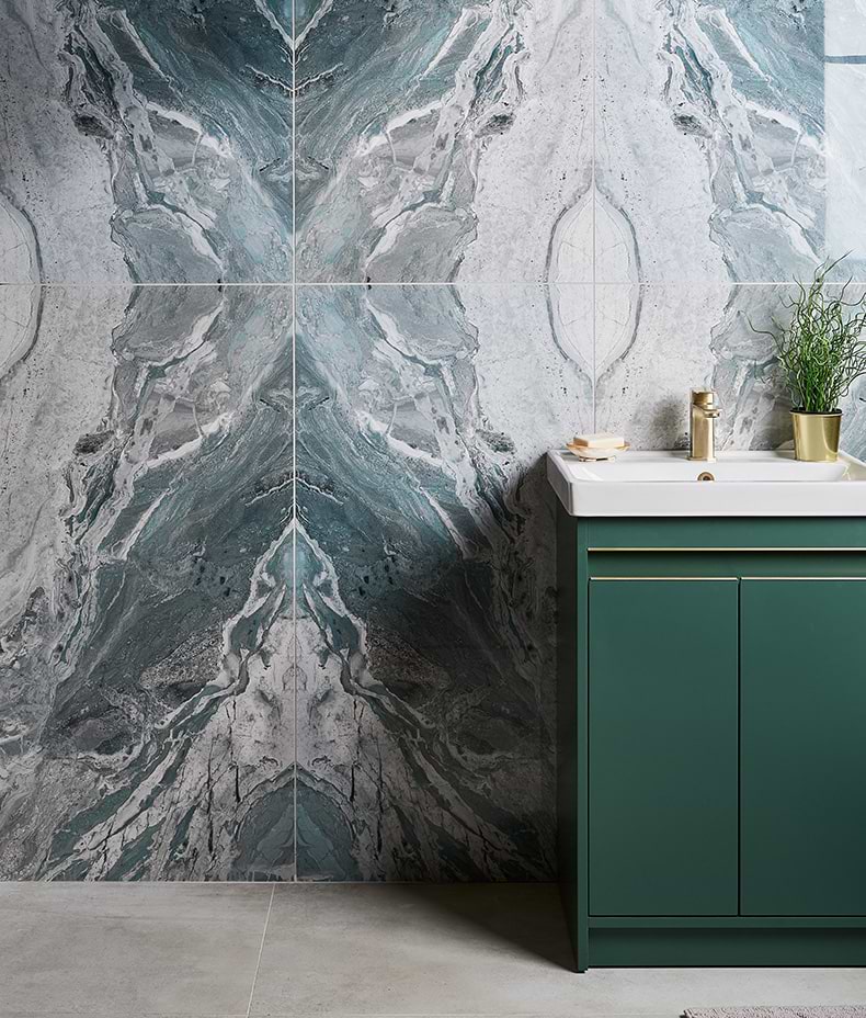Magnifique Porcelain Ocean Bookmatched