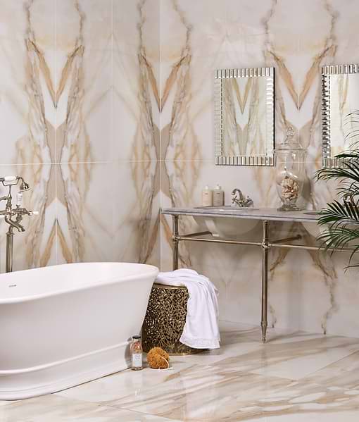 Magnifique Porcelain Oro Bookmatched