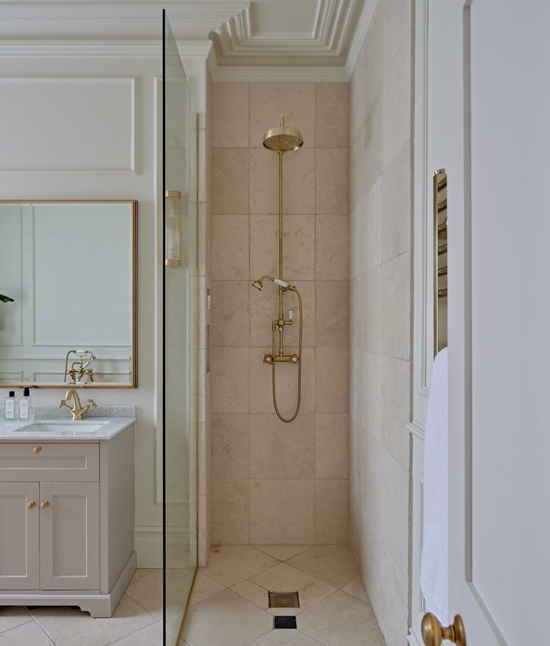 Mallory Limestone Tumbled Finish
