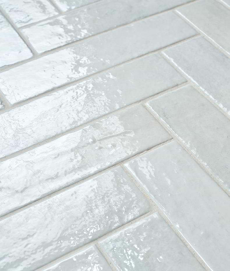 Marlborough Porcelain Parquet Cotton White Gloss