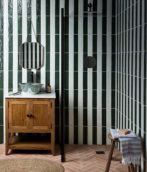 Marlborough Porcelain Parquet Forest Green Gloss