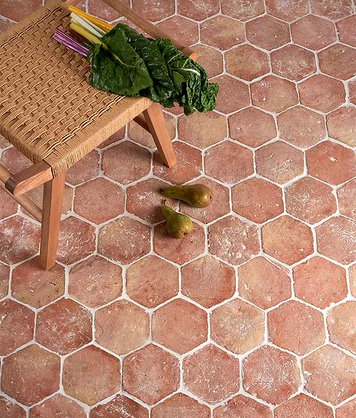 Marlborough Terracotta Hexagon