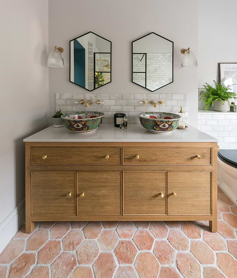 Marlborough Terracotta Hexagon