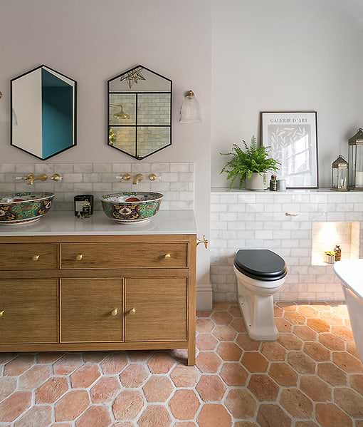 Marlborough Terracotta Hexagon