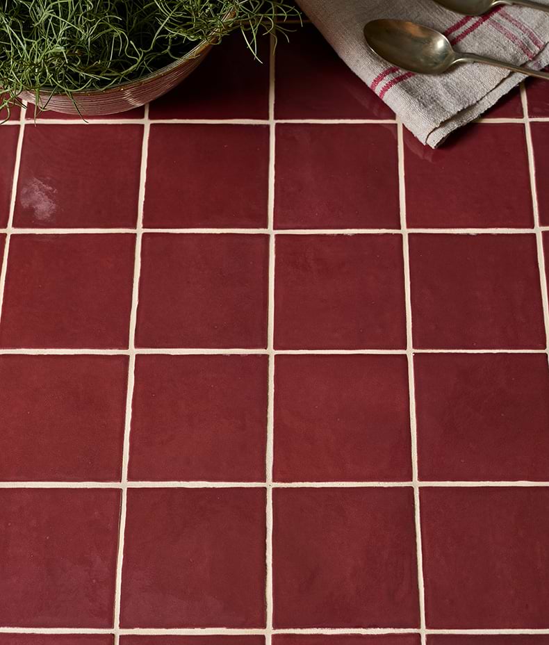Maroc Ceramic Bordeaux