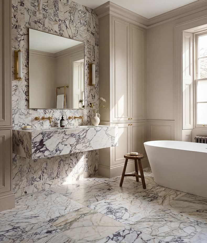 Medici Viola Marble Honed