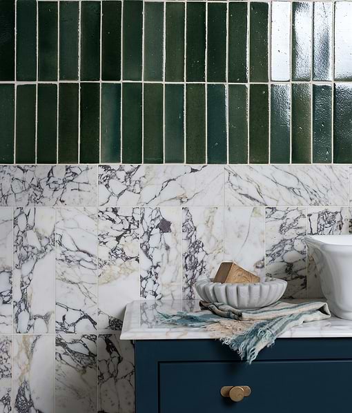 Medici Viola Marble Honed Brick