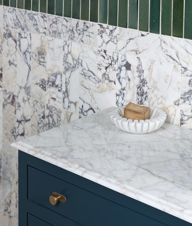 Medici Viola Marble Honed Brick