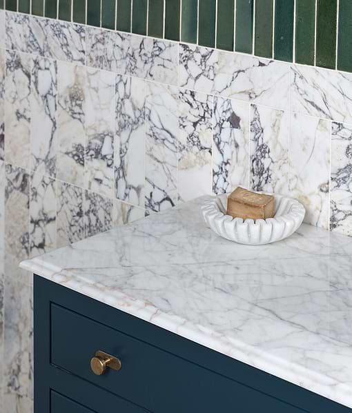 Medici Viola Marble Honed Brick