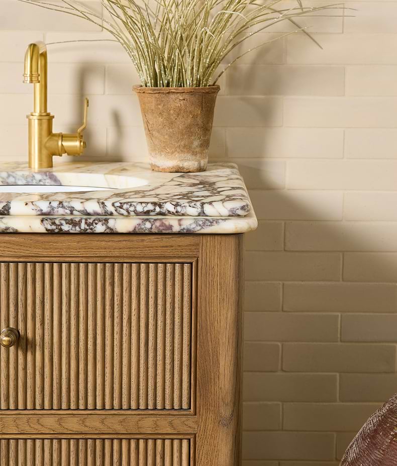 Medici Viola Marble Honed Slab