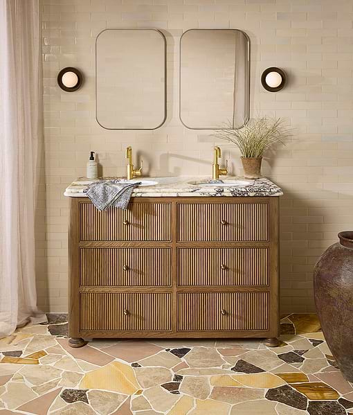 Medici Viola Marble Honed Slab