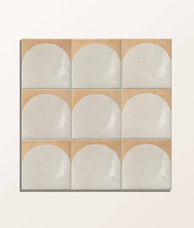 Menara White Arches Porcelain