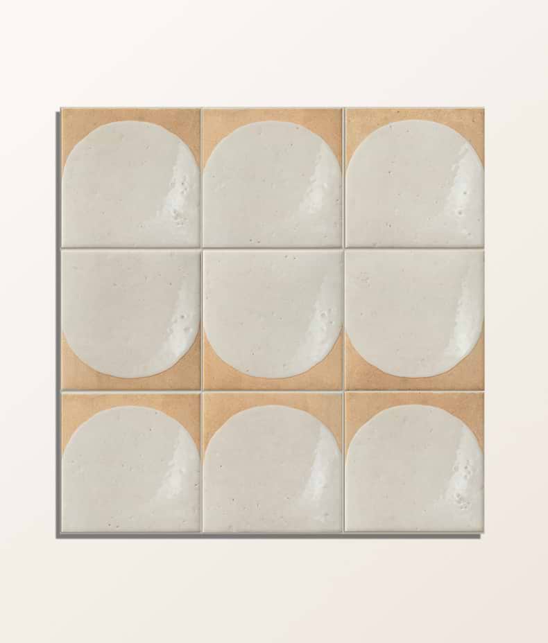 Menara White Arches Porcelain