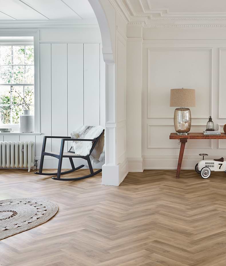 Ashurst Minérale Herringbone Click Tile | Ca' Pietra