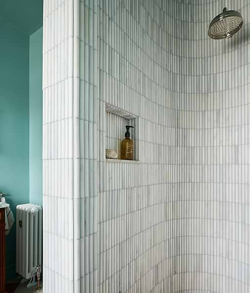 Zen Marble Honed Finish Reed Mosaic