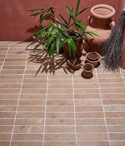 Buscot Limestone Parquet Tumbled & Etched Finish
