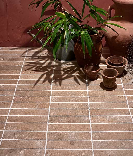 Buscot Limestone Parquet Tumbled & Etched Finish