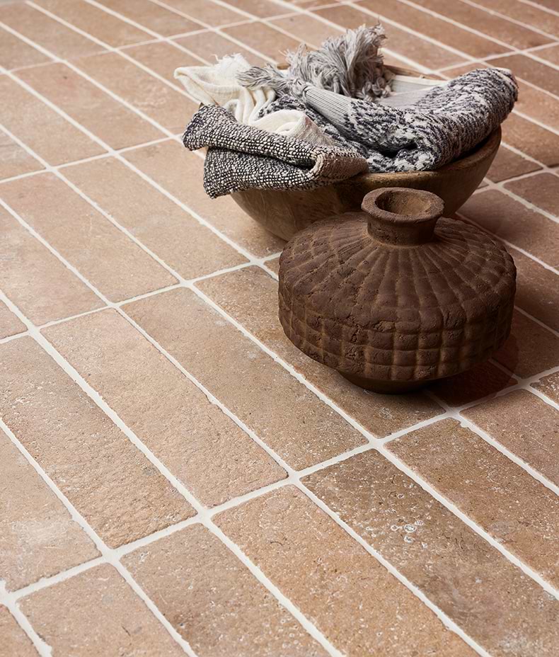 Buscot Limestone Parquet Tumbled & Etched Finish