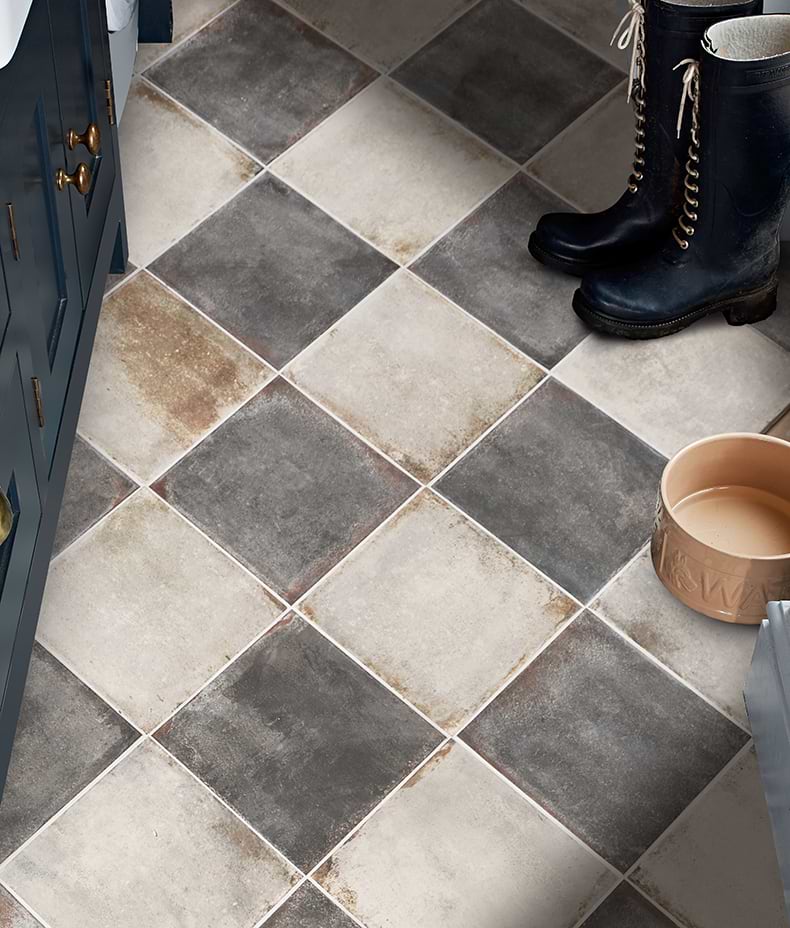 Osterley Porcelain White Square
