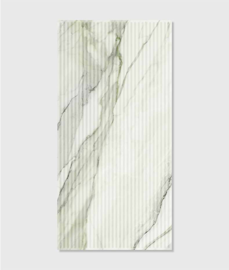 Palm Springs Porcelain Cerulean Fluted