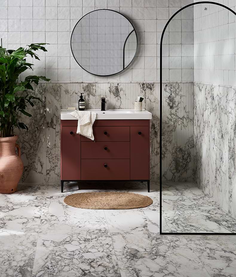 Palm Springs Porcelain Italiana Fluted