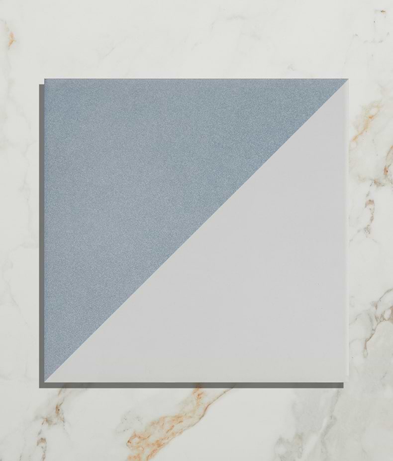 Parisian Café Porcelain Tri Blue