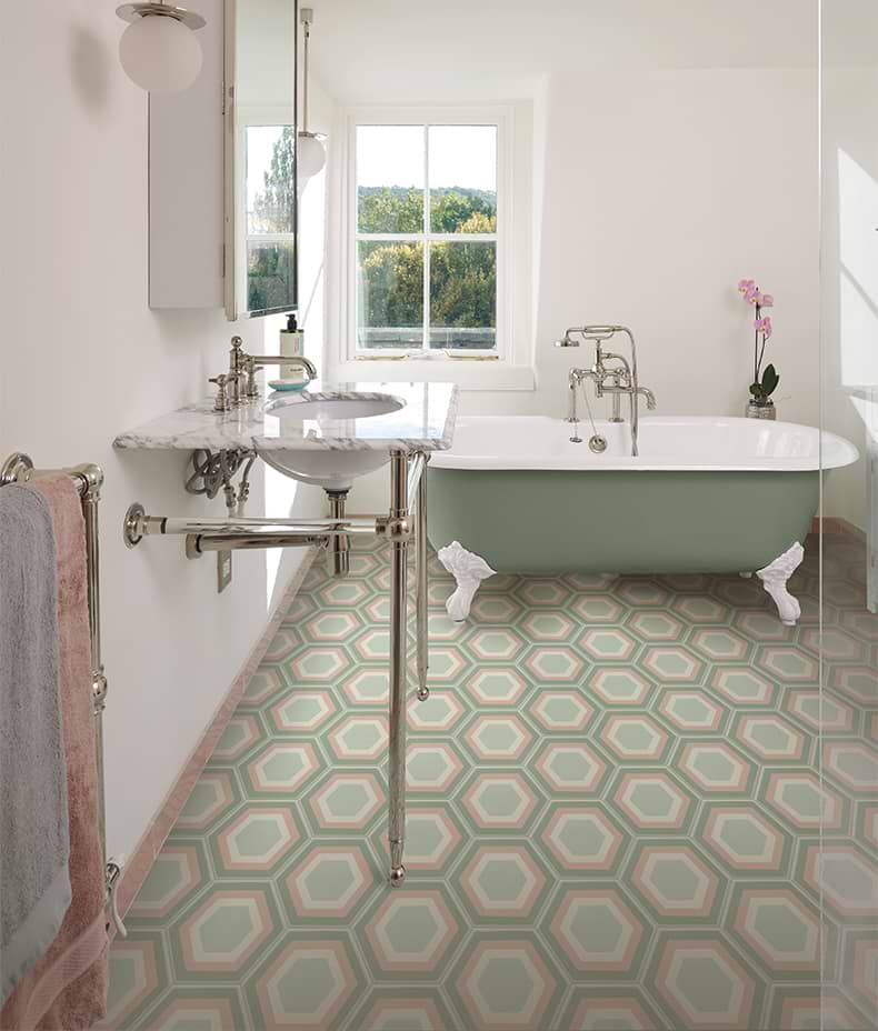 Patisserie Porcelain Rose Mint